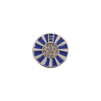 RT 11 mm sølv m. blå emalje