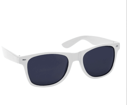 Solbriller m. RT-logo – Hvide